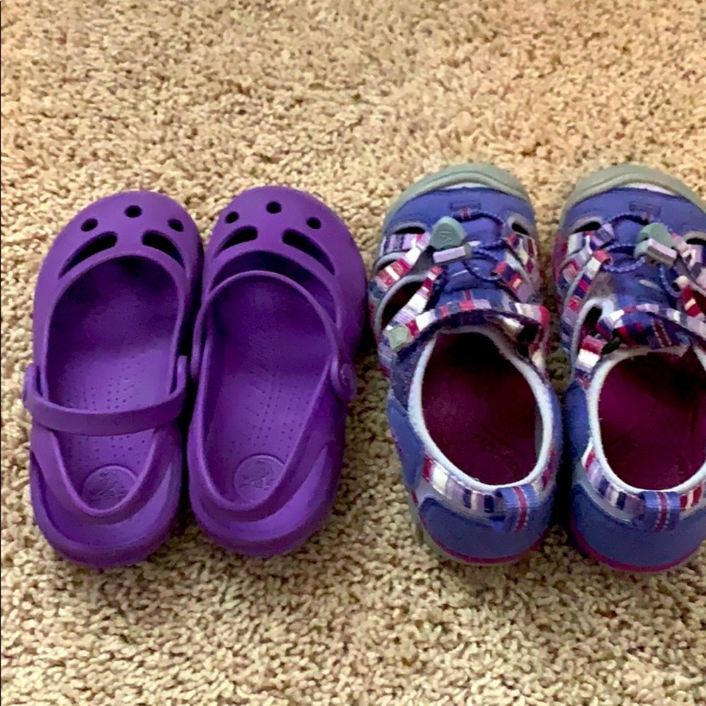 Toddler purple sandals